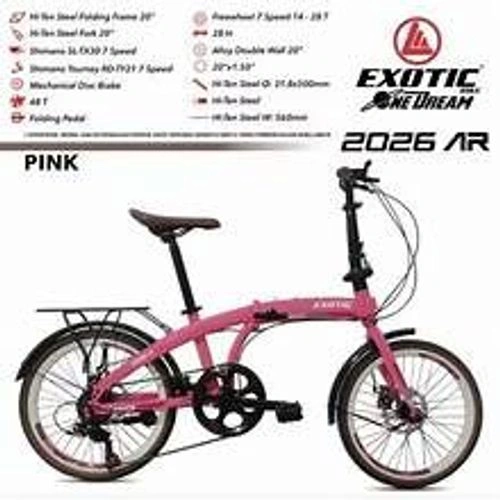 SEPEDA LIPAT EXOTIC 2026 BY PACIFIC 20 INCH CAKRAM SHIMANO NEW